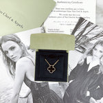 Load image into Gallery viewer, Van Cleef And Arpels 1 Motif Vintage Alhambra Onyx Pendant
