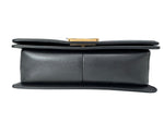 将图片加载到图库查看器，Chanel Leboy Old Medium Black Calfskin Gold-tone Hardware

