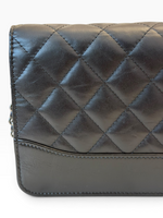 Load image into Gallery viewer, Chanel Gabrielle Quilted Wallet on Chain, Black Calfskin, Mixed-tone Hardware
