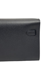 将图片加载到图库查看器，Hermes Kelly To Go Black Epsom Leather Palladium Hardware
