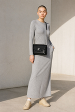Load image into Gallery viewer, Louis Vuitton My Lockme Soft Chain Bag BB, Black Calfskin Leather, Silver-tone Hardware
