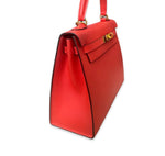 将图片加载到图库查看器，Hermes Kelly 25 Sellier Epsom Leather 24kt Gold Plated  Hardware
