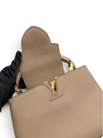 Load image into Gallery viewer, Louis Vuitton LV Capucine BB Etoupe Gold-tone Hardware
