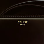 将图片加载到图库查看器，Celine Triomphe Classique Black Gold-tone Hardware
