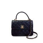 Charger l&#39;image dans la galerie, Chanel Trendy CC Small Black Lambskin Rose Gold Hardware
