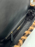 Load image into Gallery viewer, Fendi Baguette Shearling Gold-tone Hardware
