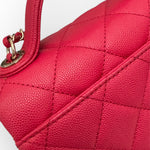 Load image into Gallery viewer, Chanel Business Affinity Small, Strawberry Red Grained Calfskin - Caviar, Gold-tone Hardware
