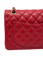 将图片加载到图库查看器，Chanel Timeless Classic Small 19B True Red Caviar Gold-tone Hardware
