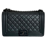 将图片加载到图库查看器，Chanel So Black Leboy Old Medium
