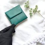 Charger l&#39;image dans la galerie, Hermes Bastia Coin Purse Malachite Epsom, Palladium-plated Hardware
