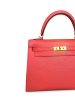 将图片加载到图库查看器，Hermes Kelly 25 Sellier Epsom Leather 24kt Gold Plated  Hardware
