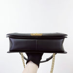 Load image into Gallery viewer, Chanel Leboy New Medium Black Diamond Quilted Lambskin Gold Hardware
