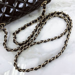 Charger l&#39;image dans la galerie, Chanel Classic Mini Black Patent Gold-tone Hardware
