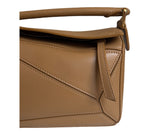 Load image into Gallery viewer, Loewe Puzzle Bag Satin Calfskin Small with Strap
