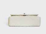 将图片加载到图库查看器，Chanel Timeless Classic Small - Ivory Caviar Gold-tone Hardware
