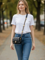 Charger l'image dans la galerie, Chanel CC Twist Your Buttons Mini Bag Black Caviar Gold-tone Hardware
