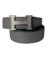 将图片加载到图库查看器，Hermes H Constance Guilloche Belt Bucket and Reversible Leather Strap 32mm
