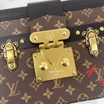 Load image into Gallery viewer, Louis Vuitton Petite Malle Trunk Bag Classic Monogram, Gold-tone Hardware
