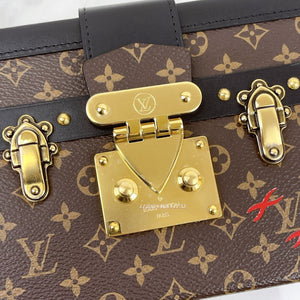 Louis Vuitton Petite Malle Trunk Bag Classic Monogram, Gold-tone Hardware