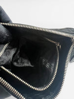 Load image into Gallery viewer, Prada Tessuto Leather and Nylon Baguette - Black, Silver-tone Hardware
