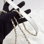 Load image into Gallery viewer, Chanel Coco Handle Mini White Caviar Gold-tone Hardware
