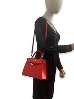 Load image into Gallery viewer, Hermes Kelly 25 Sellier Epsom Leather 24kt Gold Plated  Hardware
