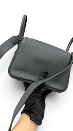 将图片加载到图库查看器，Hermès Mini Lindy Vert Mangrove Swift Leather, Electrum Hardware
