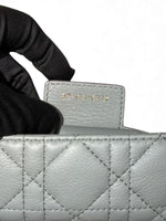 Load image into Gallery viewer, Christian Dior Caro Small – Stone Grey Calfskin, Gold-tone Hardware
