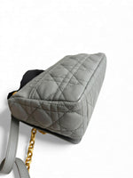 Load image into Gallery viewer, Christian Dior Caro Small – Stone Grey Calfskin, Gold-tone Hardware
