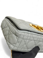 Load image into Gallery viewer, Christian Dior Caro Small – Stone Grey Calfskin, Gold-tone Hardware
