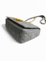 Load image into Gallery viewer, Christian Dior Caro Small – Stone Grey Calfskin, Gold-tone Hardware
