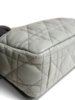 Load image into Gallery viewer, Christian Dior Caro Small – Stone Grey Calfskin, Gold-tone Hardware
