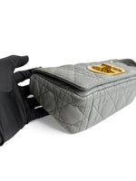 Load image into Gallery viewer, Christian Dior Caro Small – Stone Grey Calfskin, Gold-tone Hardware
