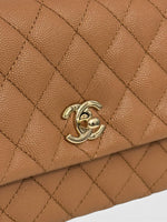 Charger l'image dans la galerie, Chanel Coco Handle Mini 21P Caramel Caviar Gold-tone Hardware
