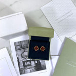 Load image into Gallery viewer, Van Cleef and Arpels Vintage Alhambra 1 Motif Earrings - Vca
