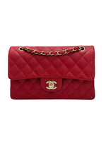 Load image into Gallery viewer, Chanel Timeless Classic Small 22P Red Caviar, Gold-tone Hardware
