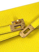 将图片加载到图库查看器，Hermes Kelly To Go Chevre 24kt Gold-plated Hardware
