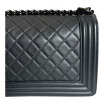 将图片加载到图库查看器，Chanel So Black Leboy Old Medium
