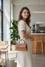 Charger l'image dans la galerie, Chanel Coco Handle Mini 21P Caramel Caviar Gold-tone Hardware
