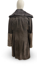 Load image into Gallery viewer, Rudsak Leather and Fur Coat
