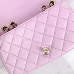 Load image into Gallery viewer, Chanel Mademoiselle Pink Lambskin Gold-tone Hardware
