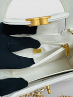 Load image into Gallery viewer, Chanel Kelly Shopping Tote Mini White Calfskin Gold-tone Hardware
