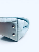将图片加载到图库查看器，Chanel Coco Handle Mini 21K Blue Caviar Gold-tone Hardware
