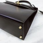 将图片加载到图库查看器，Hermes Kelly 32 Sellier Vintage Box Leather
