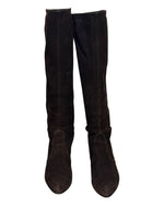 将图片加载到图库查看器，Stuart Weitzman Brown Suede Leather Boots, Size 6 EU
