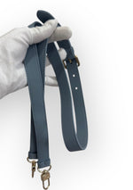 将图片加载到图库查看器，Christian Dior Lady D-Joy Medium Cloud Blue Lambskin Cannage Gold-tone Hardware
