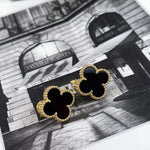 Load image into Gallery viewer, Van Cleef and Arpels Vintage Alhambra 1 Motif Earrings
