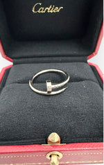 Load image into Gallery viewer, Juste Un Clou Ring, Small Model White Gold JUC, Size 54EU/6.5US
