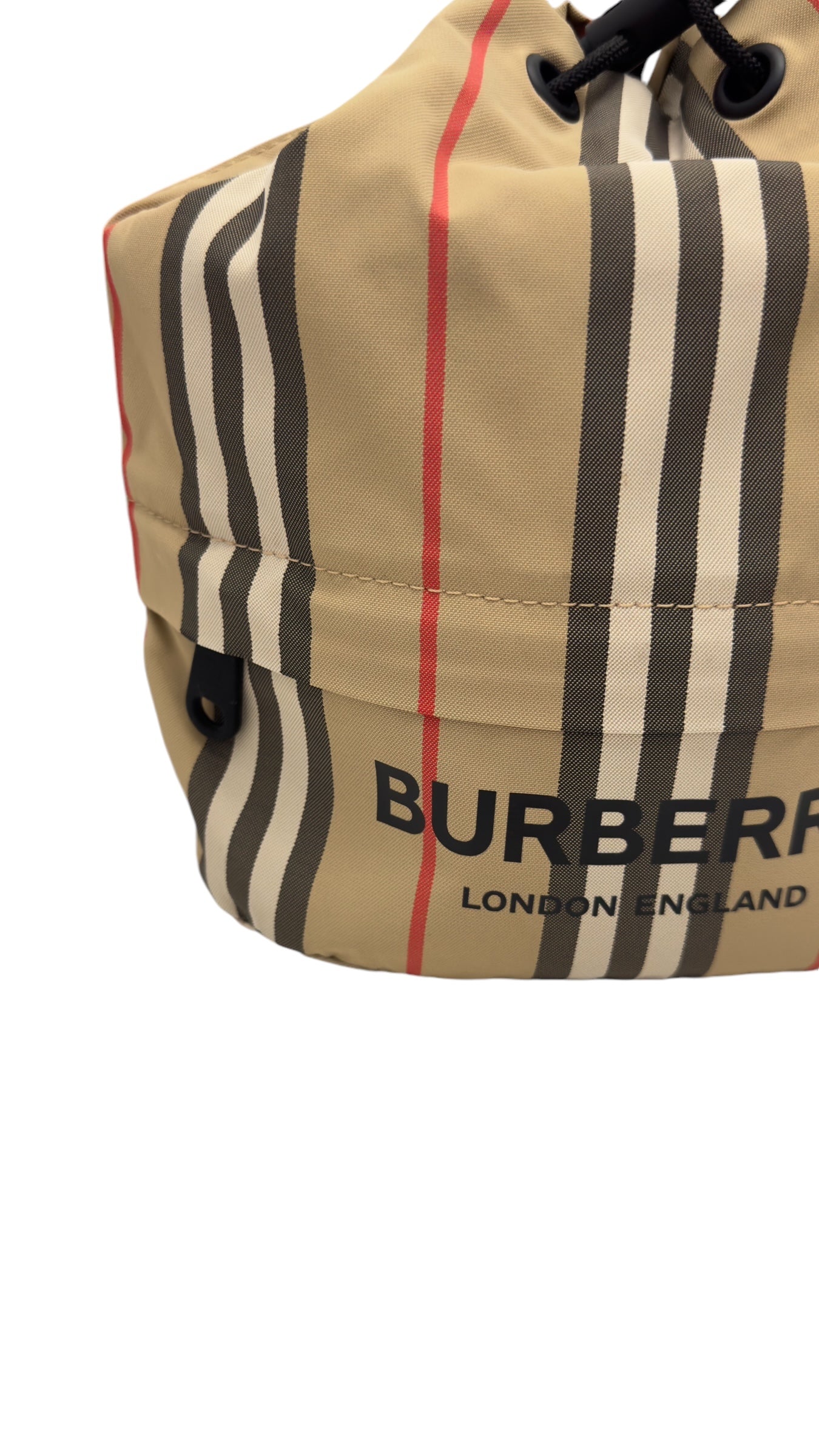 Burberry Phoebe Check Drawstring Pouch