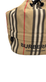 Load image into Gallery viewer, Burberry Phoebe Check Drawstring Pouch
